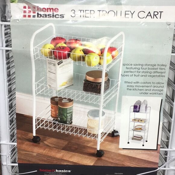 🔥Home basic 3 tier trolley cart New - Picture 3 of 7